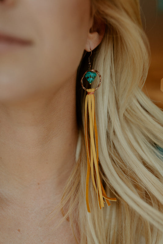 Turquoise Drop Earrings