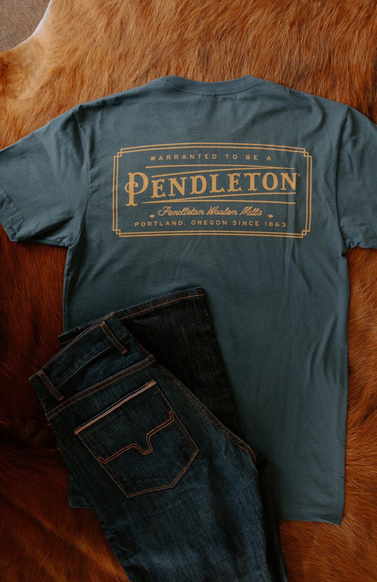 Vintage Logo Pendleton Tee