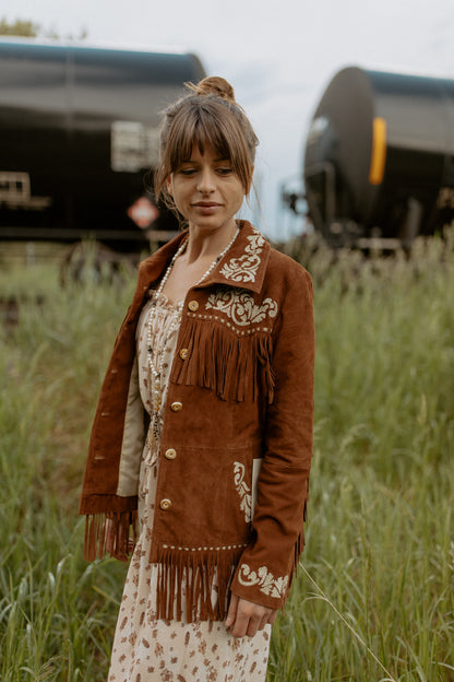 Tanya Fringe Jacket by Scully