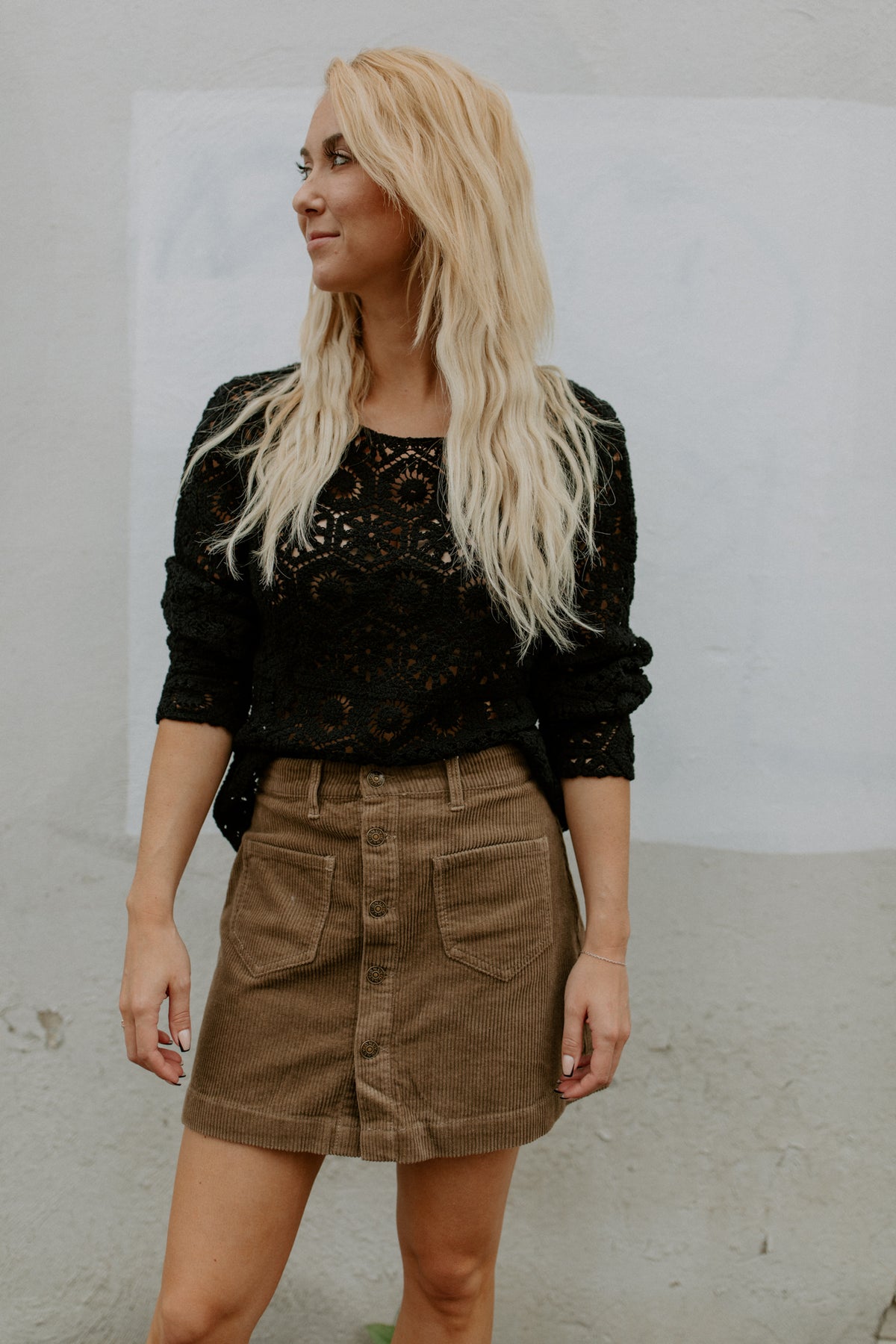 Amanda Cord Skirt