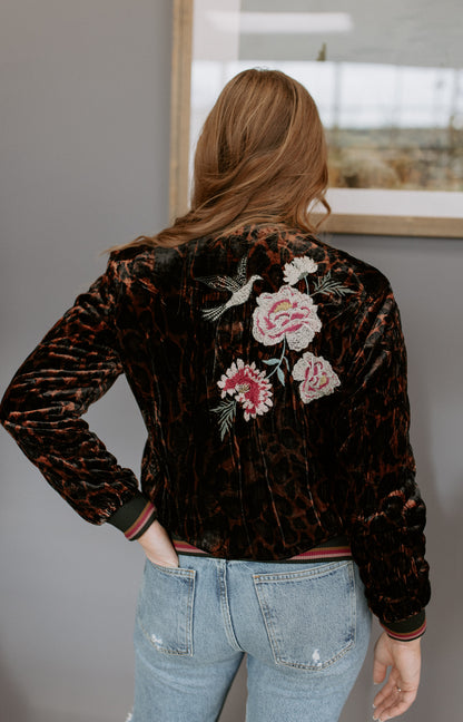 Junia Velvet Bomber