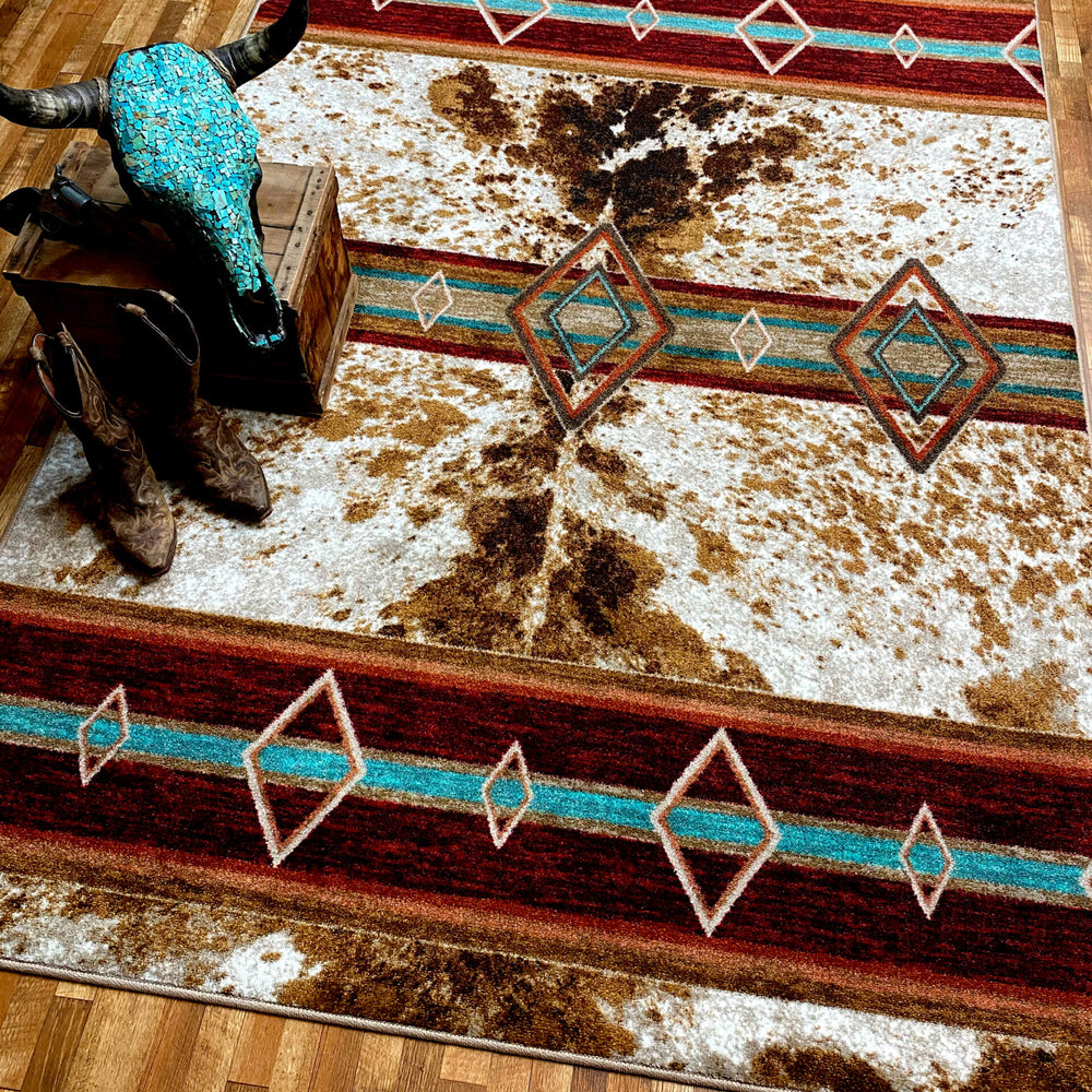 Fire Hide - True Western Rug – Cody and Sioux