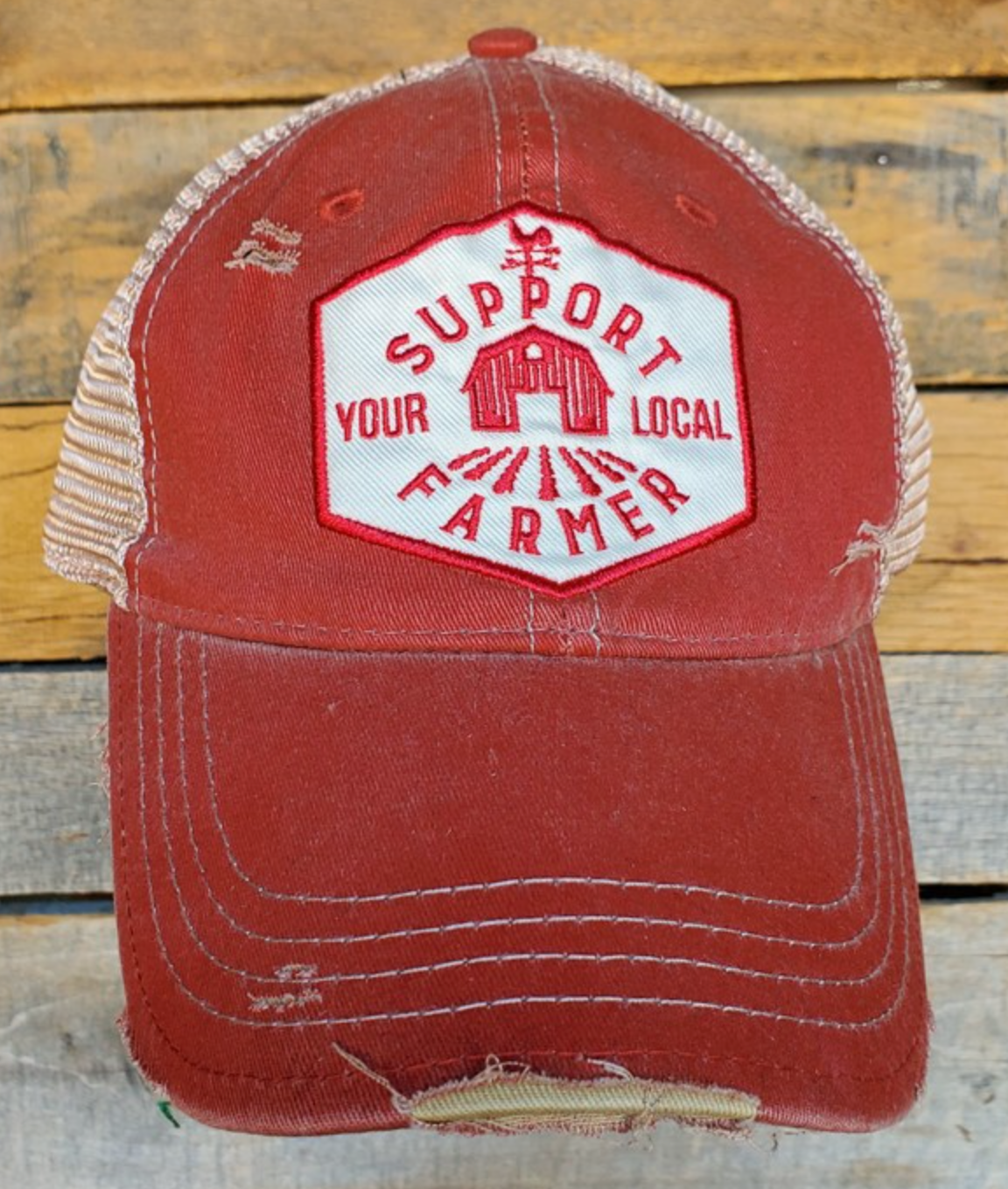Distressed Trucker Hat Don't Poke