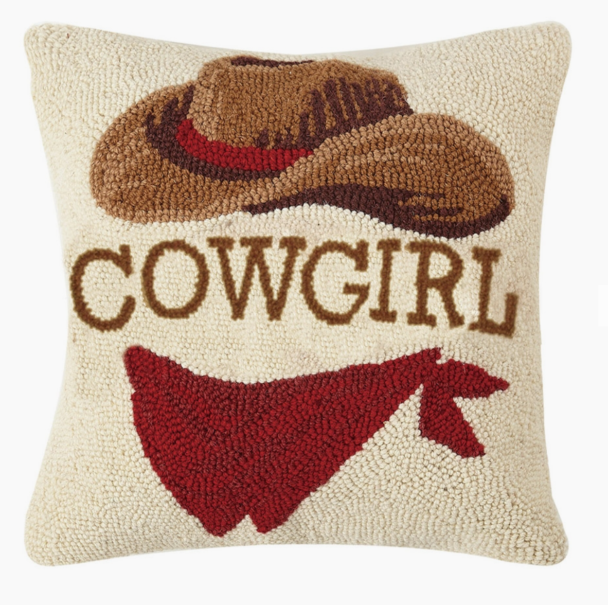 Cowgirl pillow top