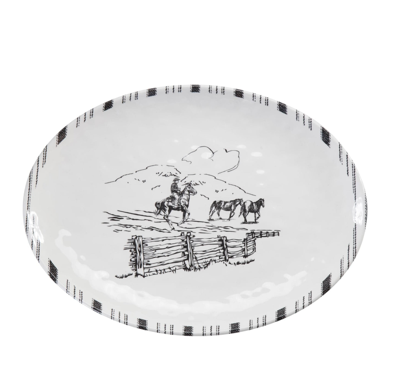 Ranch Life Melamine Dinner Set