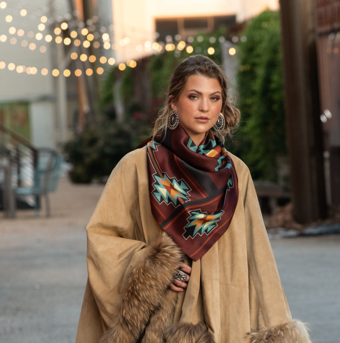Aida Life Wool Scarf - Cody and Sioux