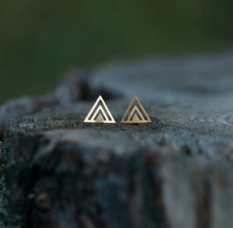 Geo Mountain Earrings