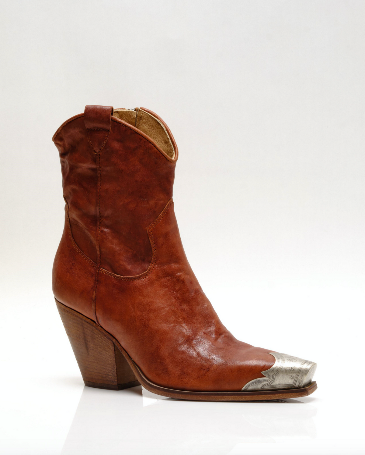FREE PEOPLE Brayden Western Boot Flame Red